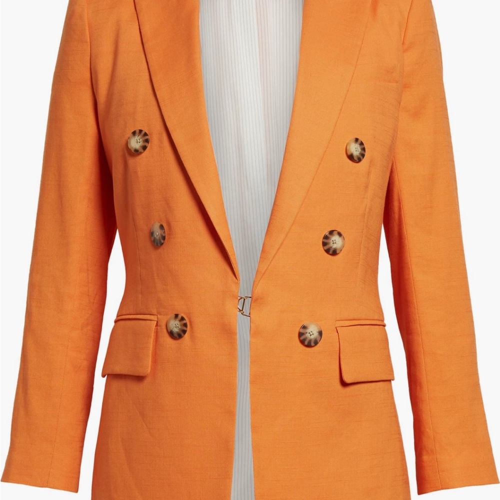 Veronica Beard Orange Dickey Jacket